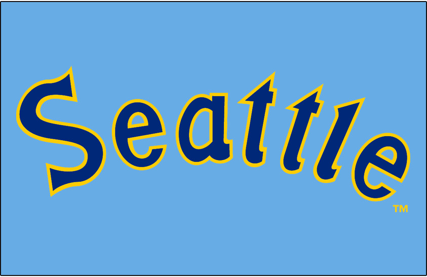 Seattle Mariners 1978-1980 Jersey Logo fabric transfer
